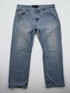 Vintage Southpole Y2K Faded Blue Baggy Skater Jeans Size 42